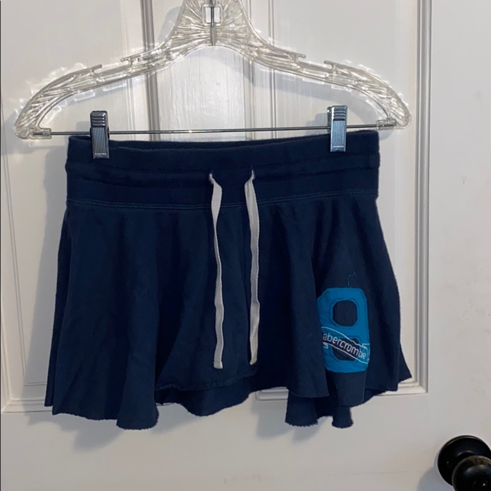 Abercrombie mini sweatpant skirt